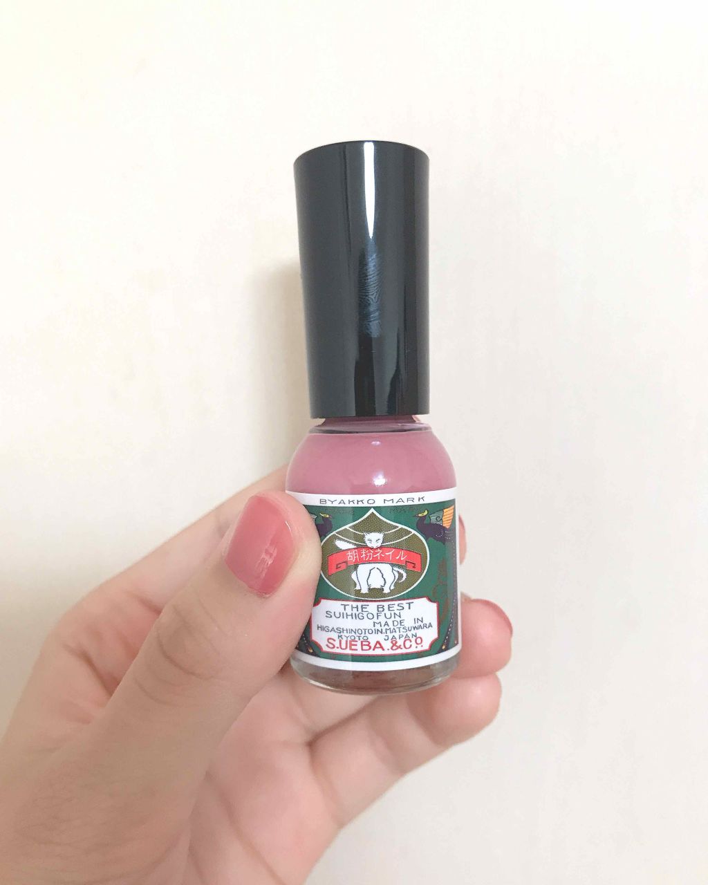 胡粉ネイル 和色シリーズ 胡粉（ごふん）/上羽絵惣/マニキュアを使ったクチコミ（1枚目）