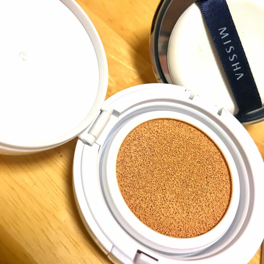 M クッションファンデーション(マット)/MISSHA/クッションファンデーションを使ったクチコミ(2枚目)