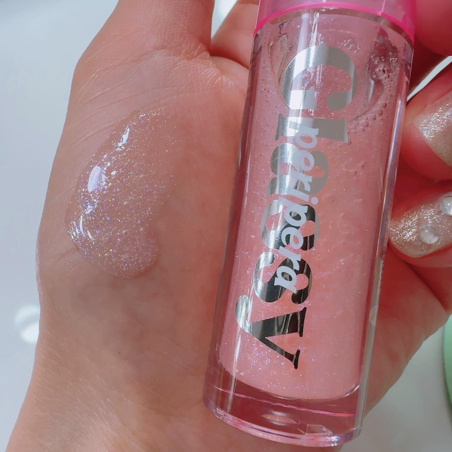 インク グラスティング リップ グロス P01 ビーオンファイア(BE ON FIRE)/PERIPERA/リップグロスを使ったクチコミ（2枚目）