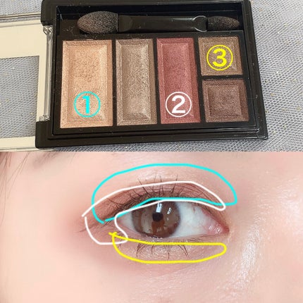 ショコラスウィート アイズ/リンメル ロンドン/アイシャドウパレットを使ったクチコミ(3枚目)