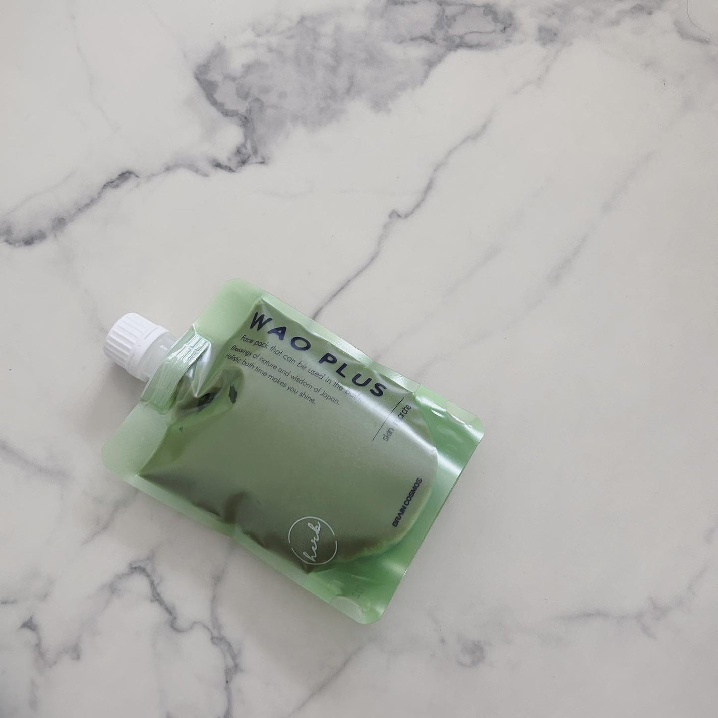 skinmarche WAOPLUS ハートリーフマグワートブースターマスク/ブレーンコスモス/洗い流すパック・マスクを使ったクチコミ(1枚目)