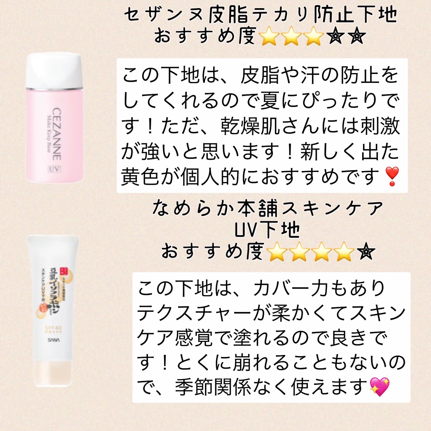 マーメイドスキンジェルUV/キャンメイク/日焼け止めジェルを使ったクチコミ（2枚目）