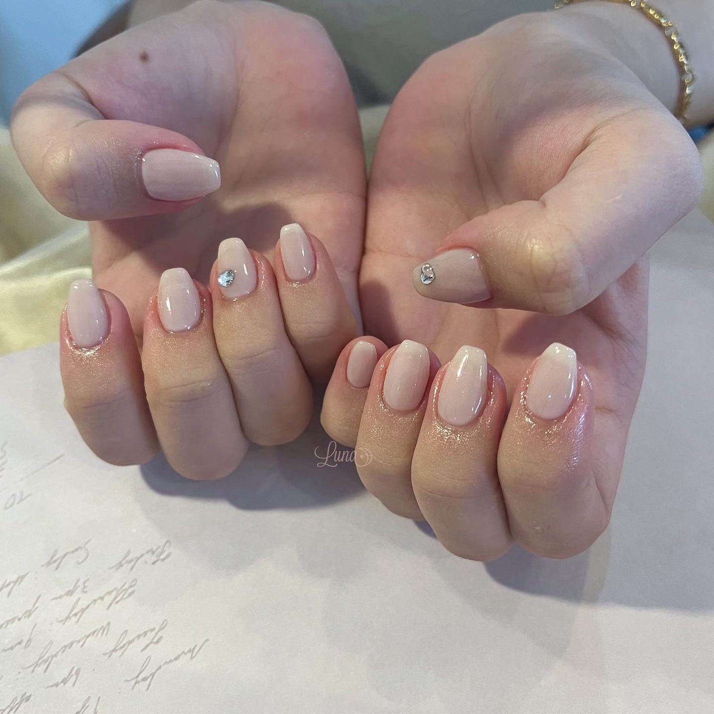 Iuna. Mizuki on LIPS 「.🩰#nail#nailstagram#gelnail#ジェ..」(2枚目)