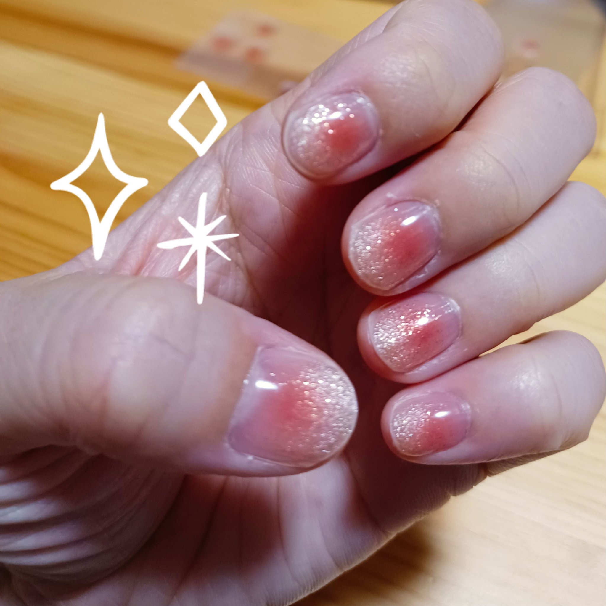 Melty Gelee メルティジュレ ジェルネイルシール/ビー・エヌ/ネイルシールを使ったクチコミ（3枚目）