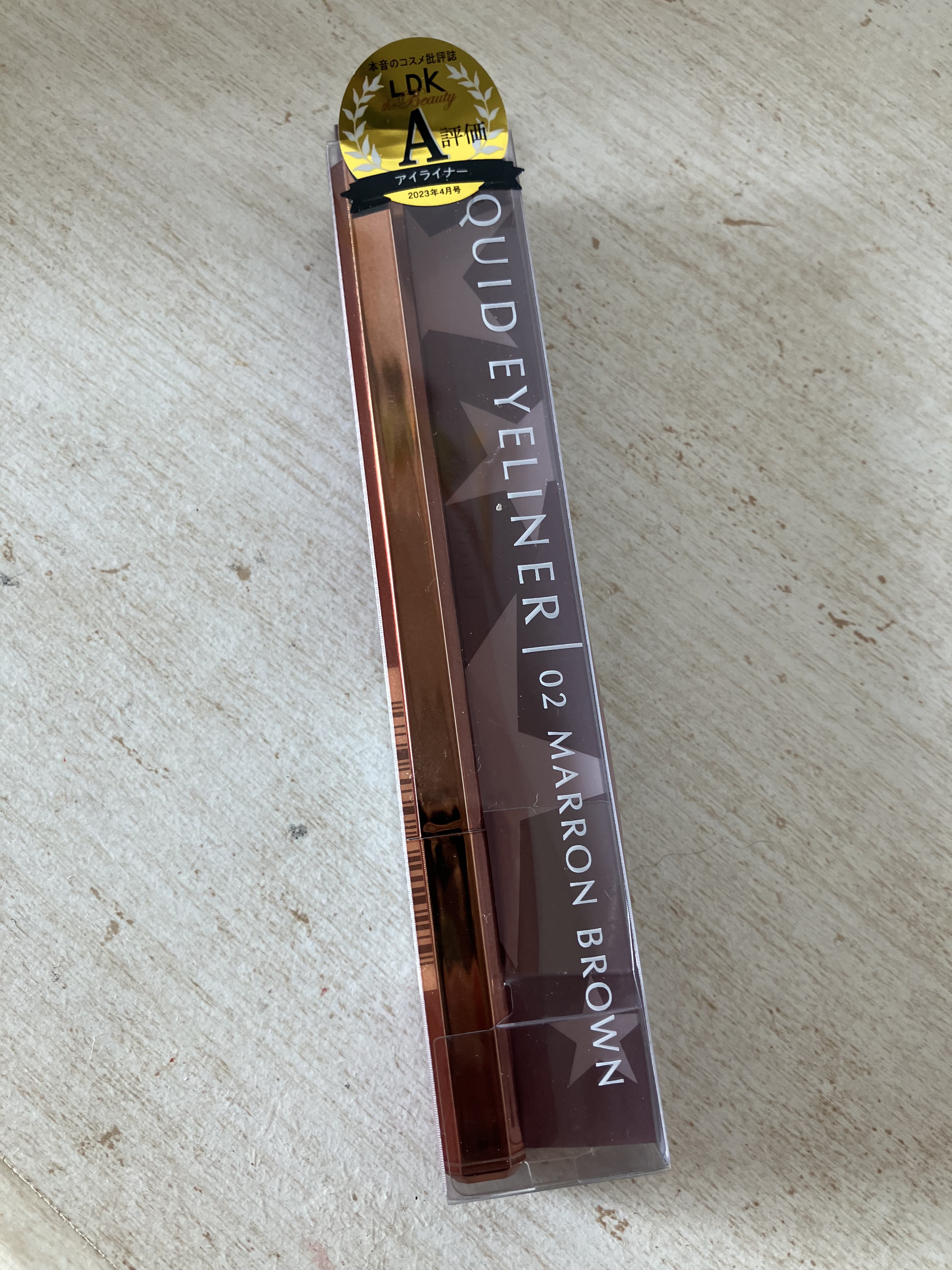 アイライナー 02 マロンブラウン/Étoile Rose/リキッドアイライナーを使ったクチコミ（1枚目）