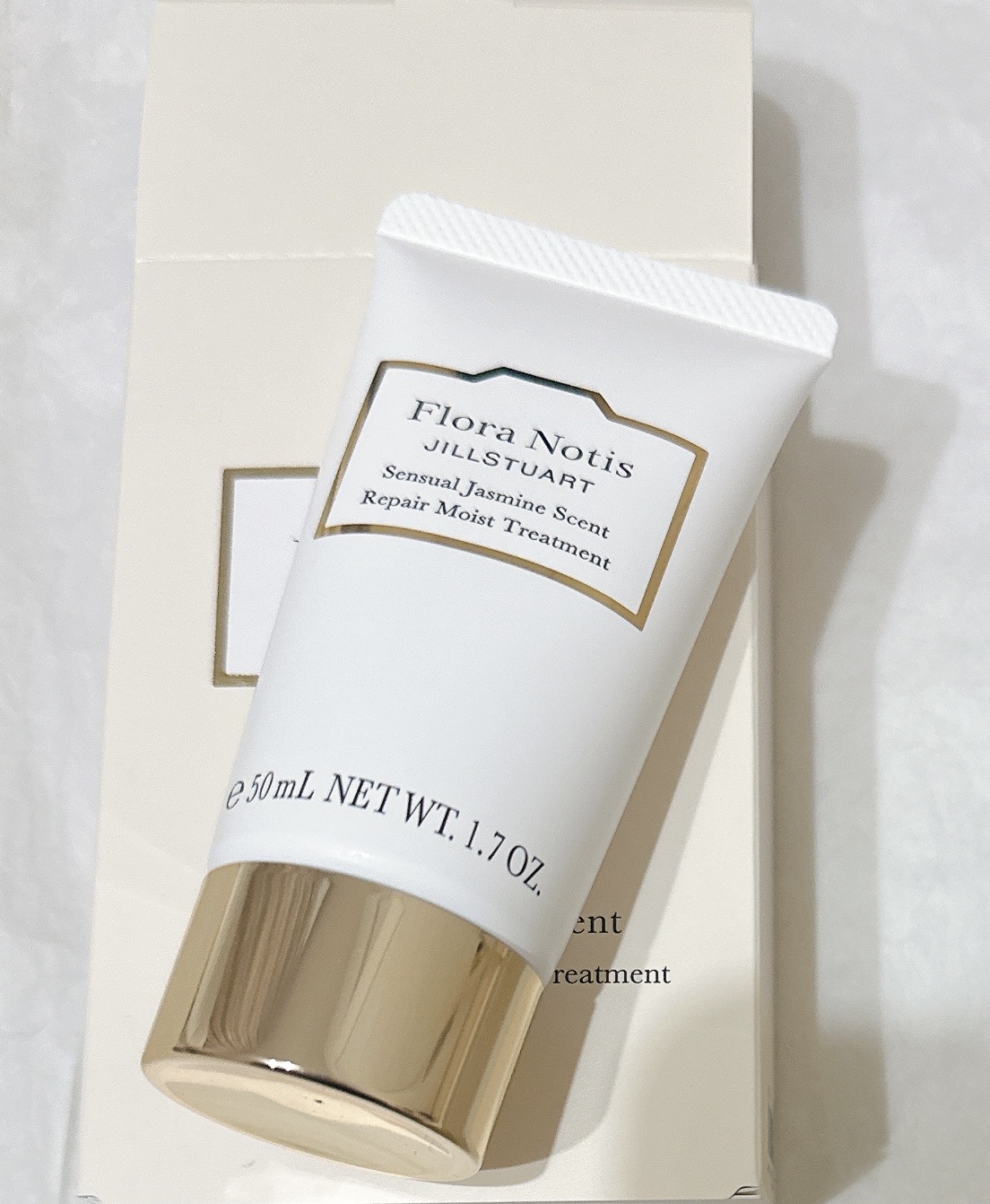 センシュアルジャスミン リペアモイストシャンプー / リペアモイストトリートメント トリートメント本体/Flora Notis JILL STUART/市販シャンプーを使ったクチコミ（1枚目）