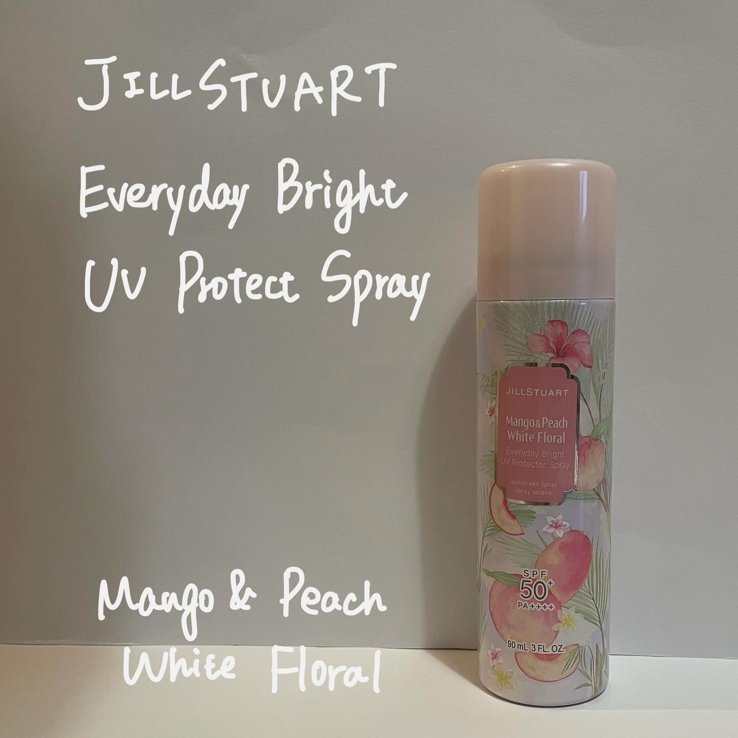 JILL STUART ジルスチュアート エブリデイブライト UVプロテクター スプレー マンゴー&ピーチホワイトフローラルのクチコミ「ジルスチュアート　エブリデイブライト　ＵＶプロテクター　スプレー　マンゴー＆ピーチ ホワイトフ.....」（1枚目）