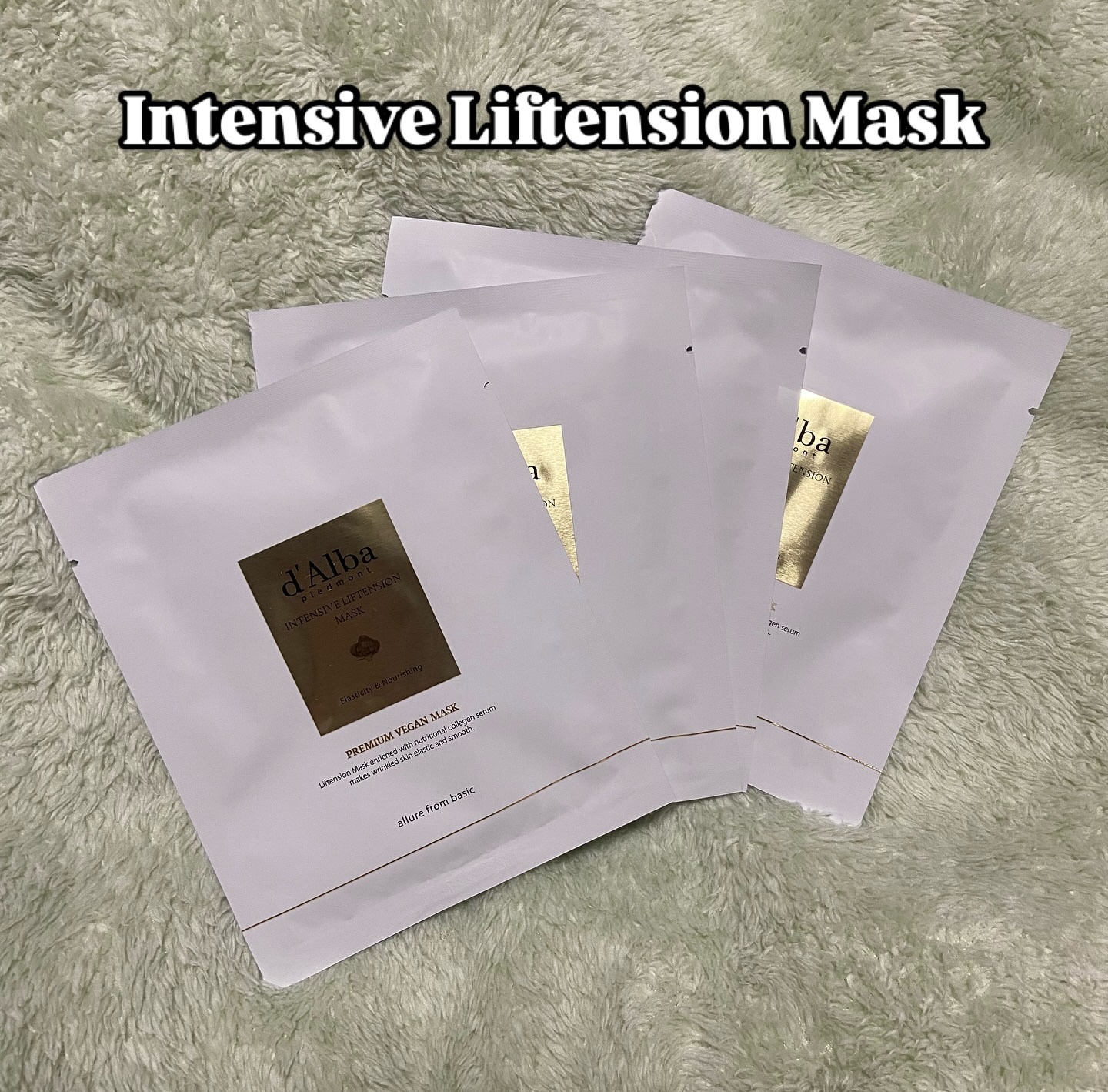 ホワイトトリュフナリシングトリートメントマスク/ダルバ/シートマスク・パックを使ったクチコミ（2枚目）