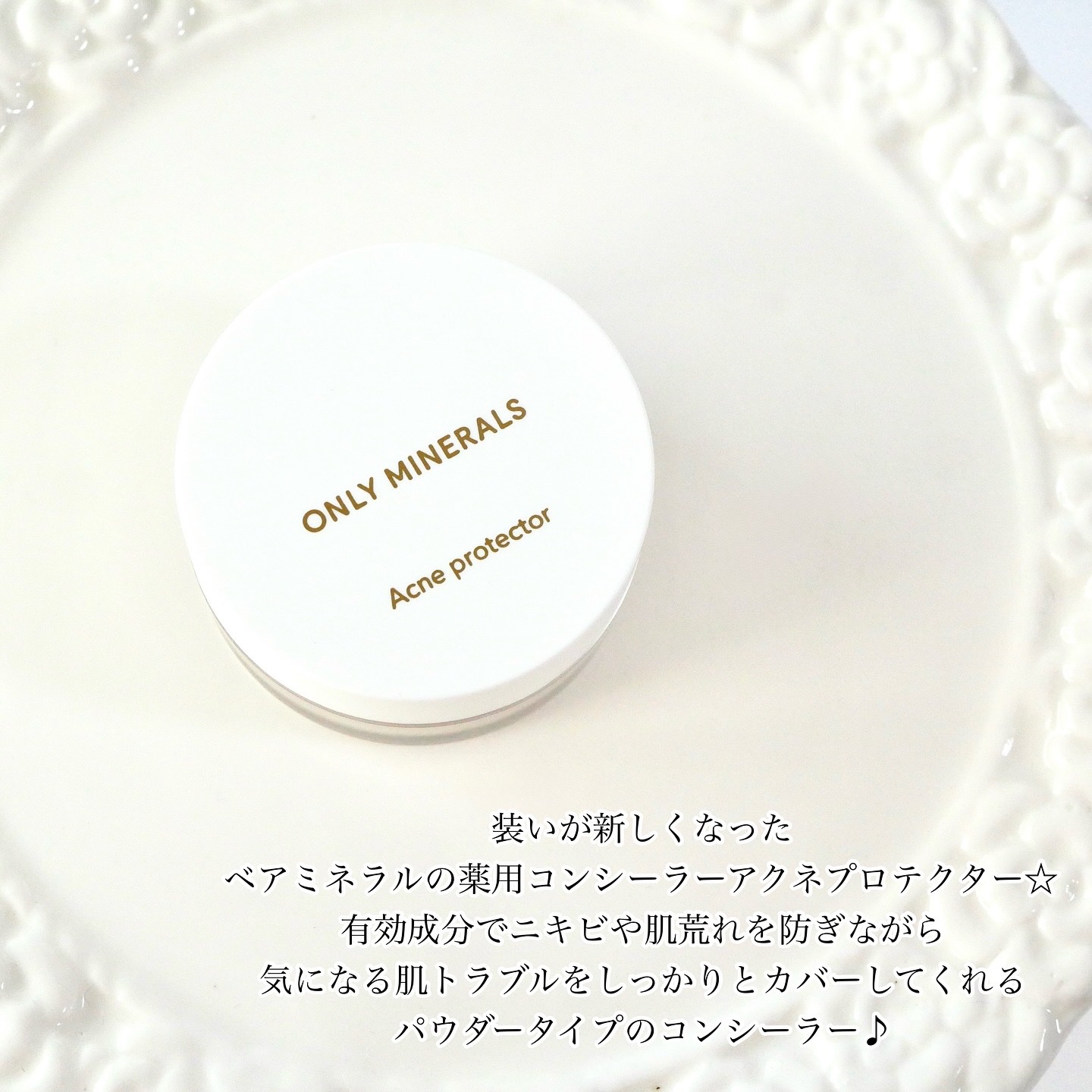 薬用コンシーラー アクネプロテクター/ONLY MINERALS/パウダーコンシーラーを使ったクチコミ（2枚目）