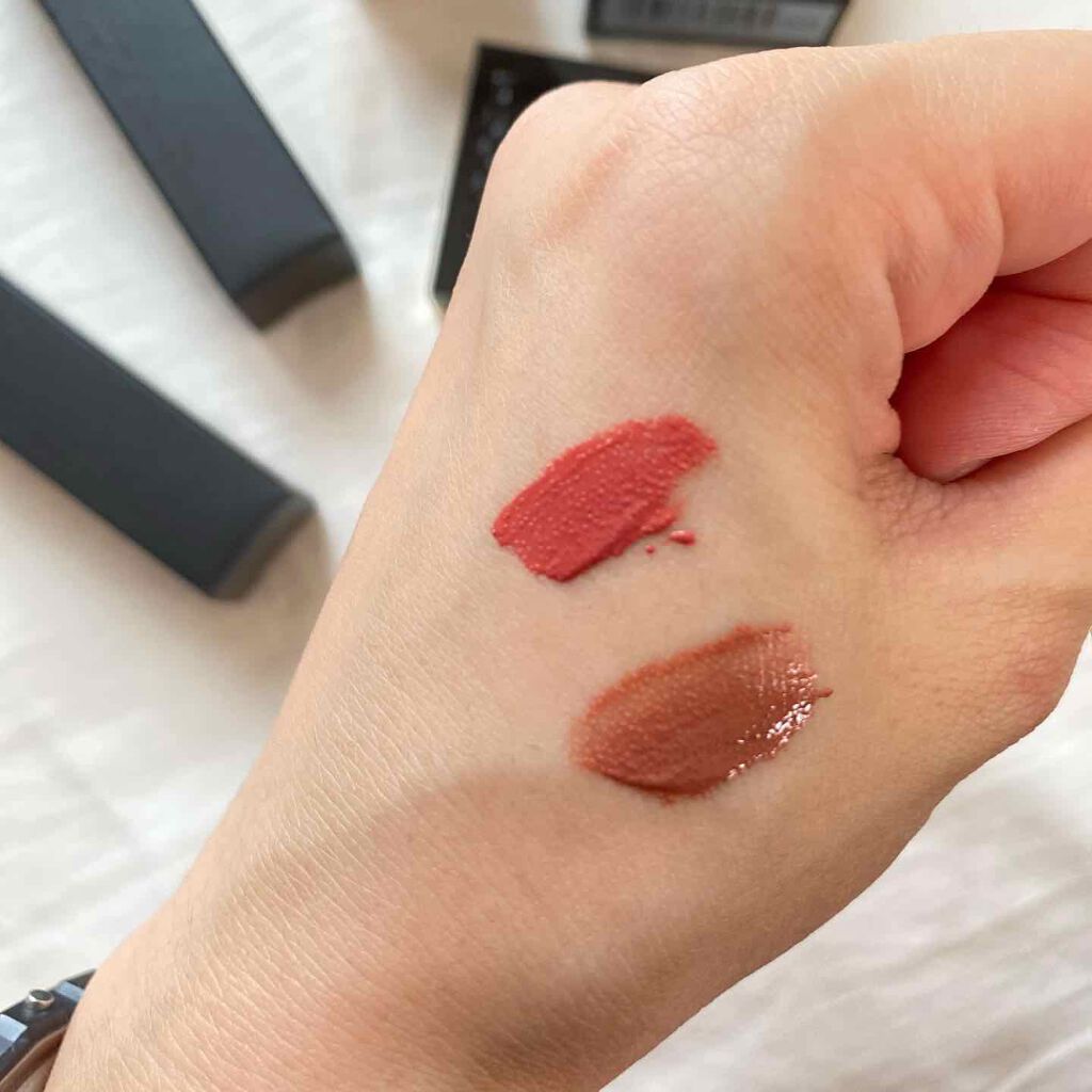 コンフォート リップ フルイド フォグ 06 絹染 -KINUZOME/SUQQU/口紅を使ったクチコミ（2枚目）