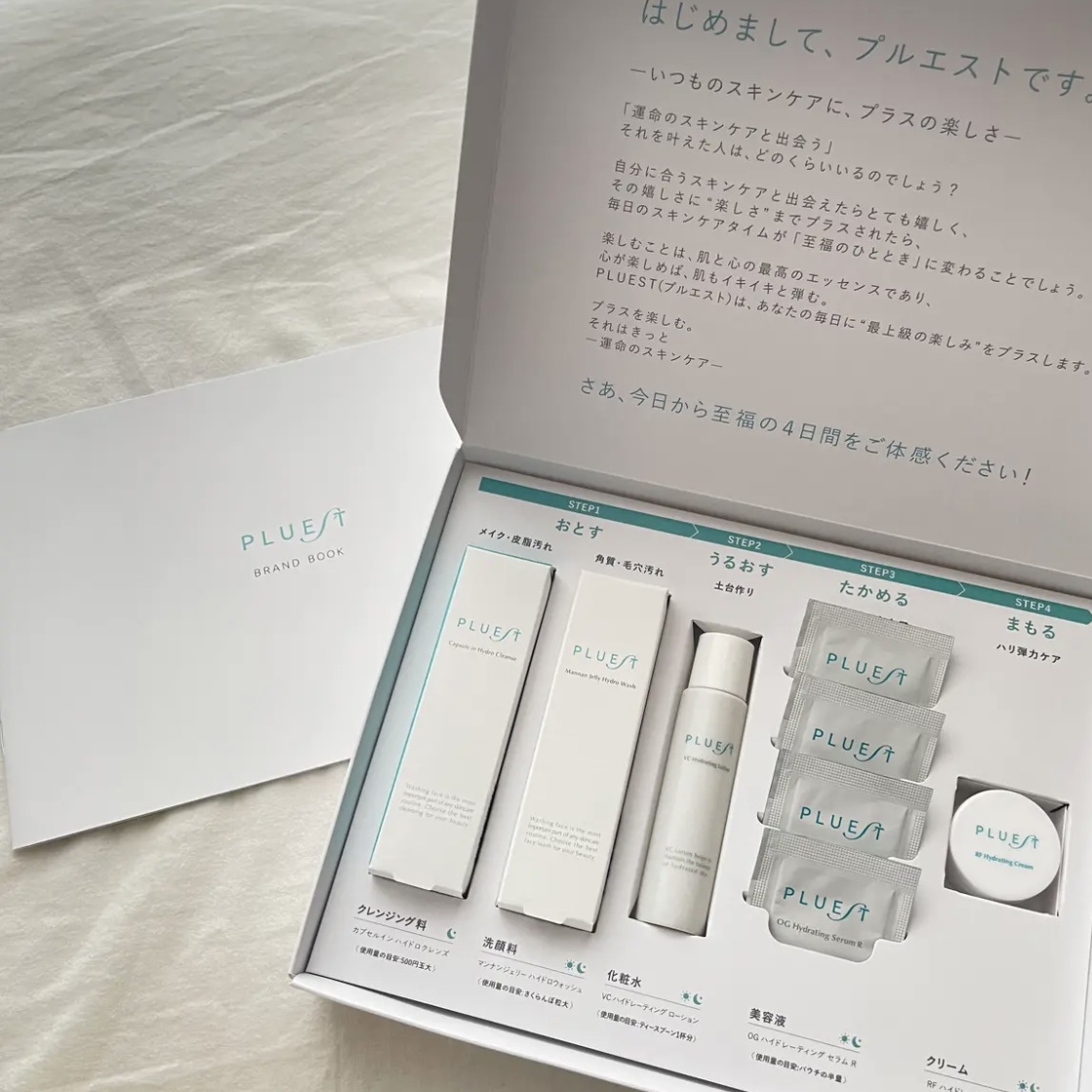 集中トライアル 5点セット/PLUEST/スキンケアキットを使ったクチコミ（1枚目）