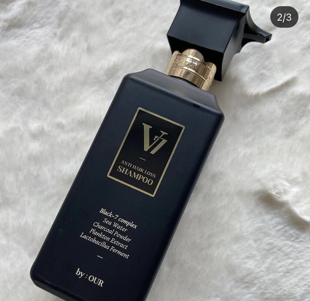 V7 アンチヘアロス シャンプー 500ml/by : OUR/サロンシャンプーを使ったクチコミ（1枚目）