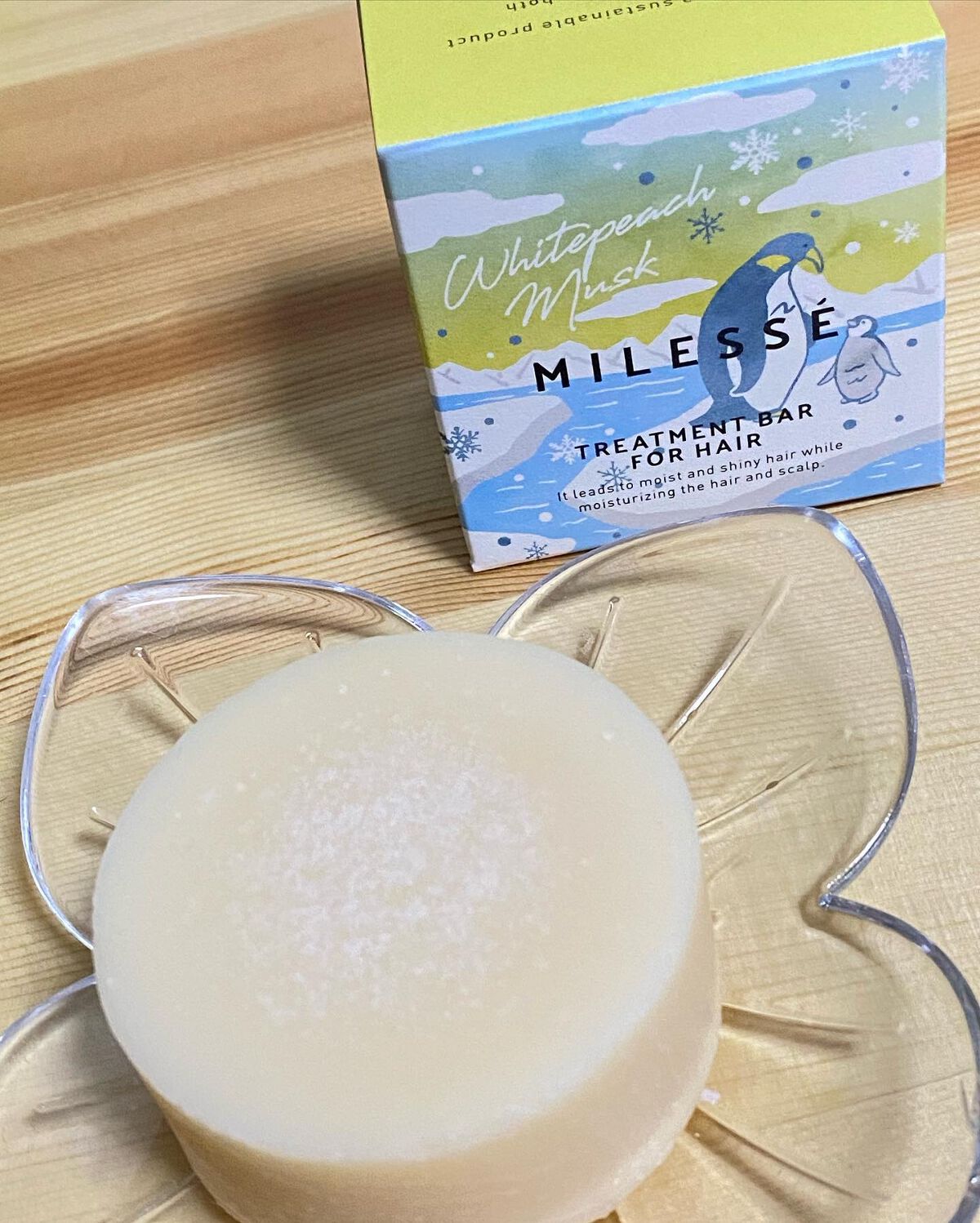 pikopiko on LIPS 「MILESSE(ミレッセ)シャンプーバートリートメントバー石鹸..」(4枚目)