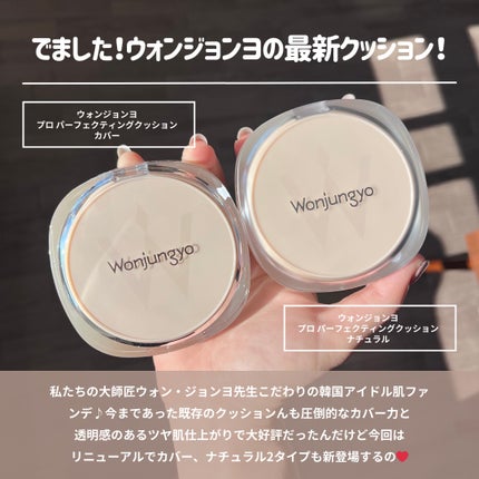 ウォンジョンヨ プロ パーフェクティングクッション カバー/Wonjungyo/クッションファンデーションを使ったクチコミ(2枚目)