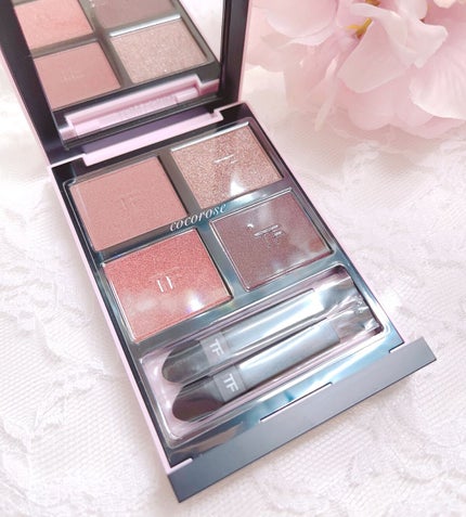 アイ カラー クォード 01CR フォビドゥン ピンク (限定品)/TOM FORD BEAUTY/アイシャドウパレットを使ったクチコミ(2枚目)
