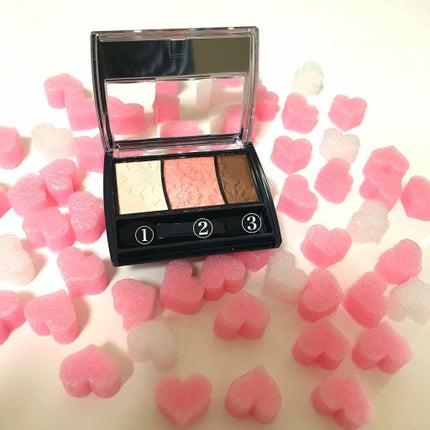 グラデカラーアイシャドウ/media/アイシャドウパレットを使ったクチコミ(1枚目)