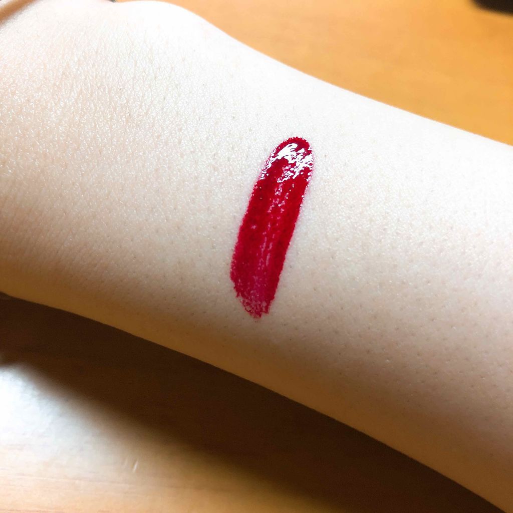 ディアダーリン ウォータージェルティント RD302(マンゴスチン)/ETUDE/リップティントを使ったクチコミ（2枚目）