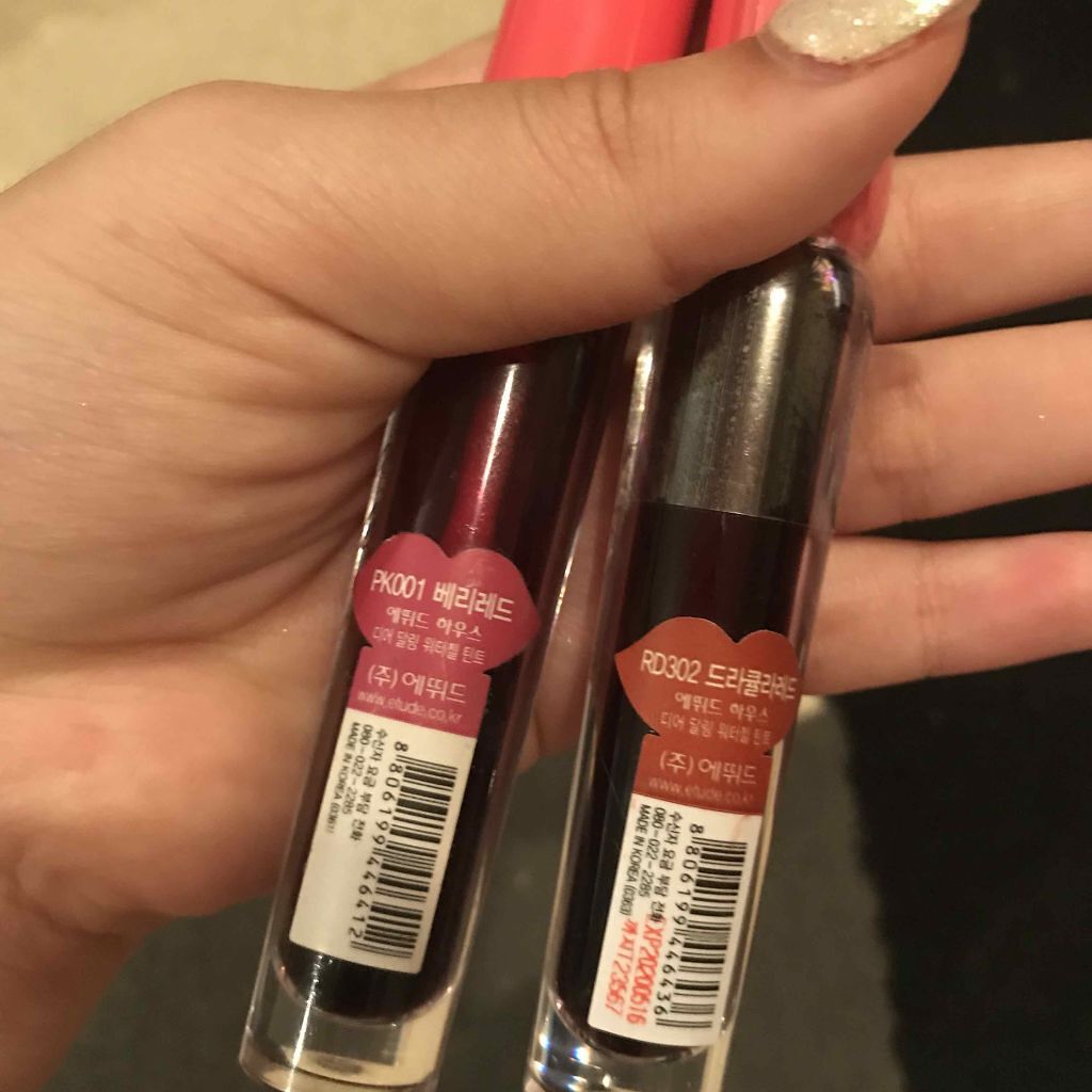 ディアダーリン ウォータージェルティント/ETUDE/リップティントを使ったクチコミ(3枚目)