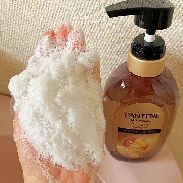 ミラクルズ うねりコントロール&リペア ボンドリペア シャンプー/トリートメント/パンテーン/市販シャンプーを使ったクチコミ(6枚目)