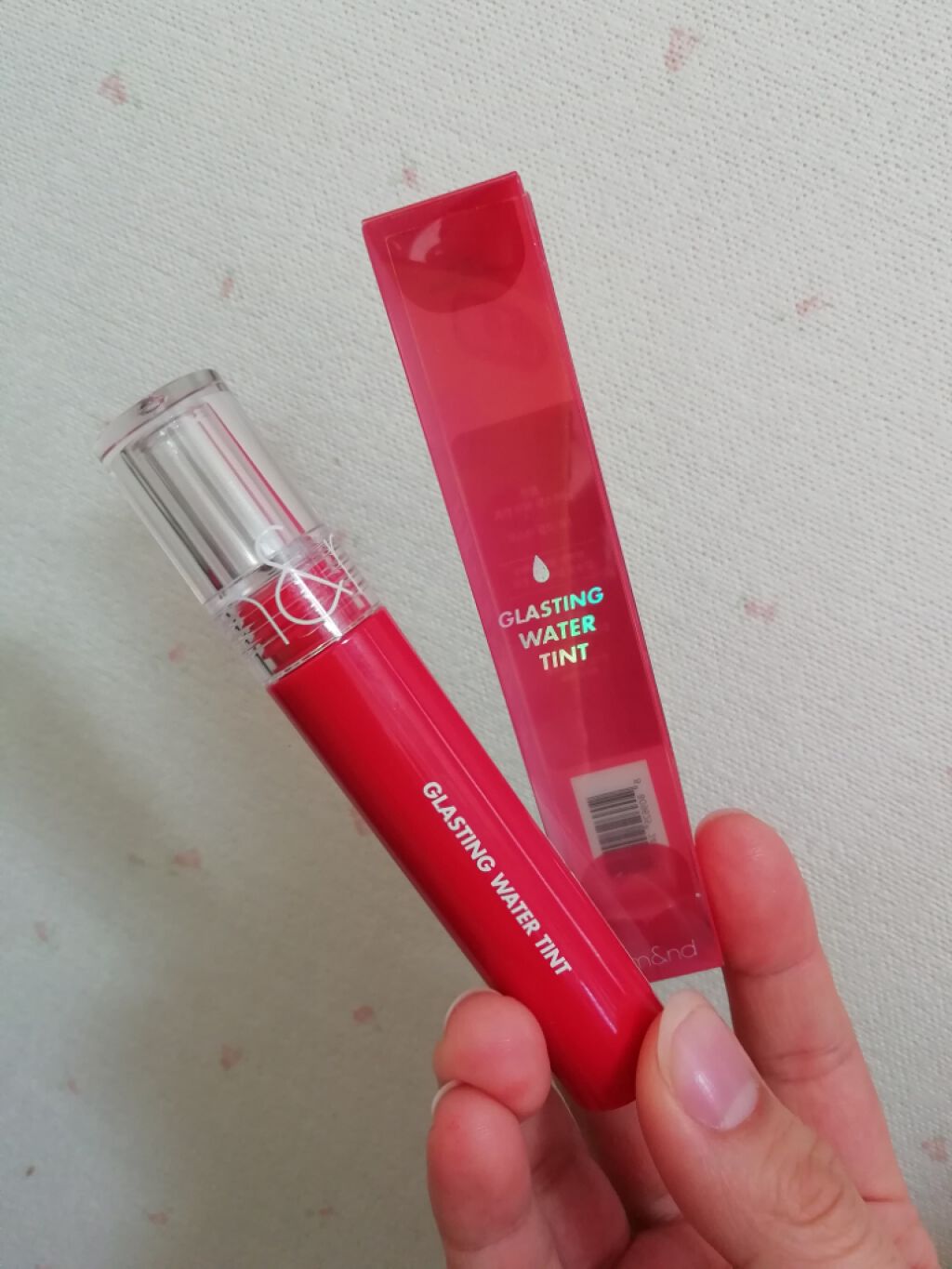 グラスティングウォーターティント/rom&nd/リップティントを使ったクチコミ(2枚目)