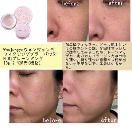 ビロードタッチパフ 2P/ロージーローザ/パフ・スポンジを使ったクチコミ(6枚目)