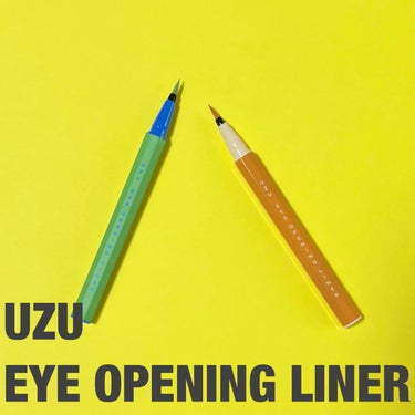 EYE OPENING LINER/UZU BY FLOWFUSHI/リキッドアイライナーを使ったクチコミ（1枚目）