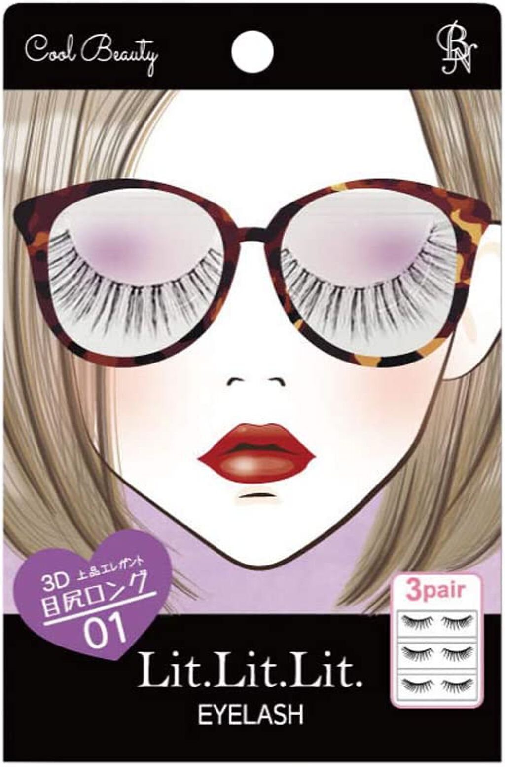 Lit.Lit.Lit.　3Dアイラッシュ Cool Beauty TDE-01
