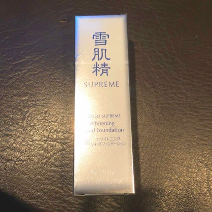 ホワイトニング リキッドファンデーション/雪肌精シュープレム/リキッドファンデーションを使ったクチコミ(1枚目)