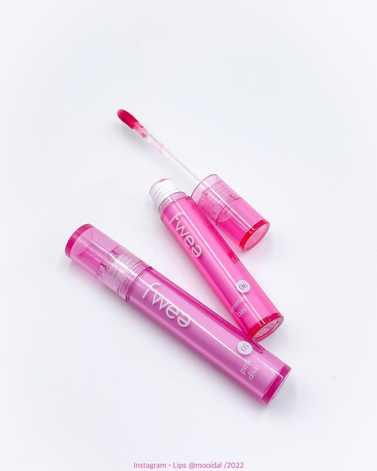 フィーティントガラス 06 サマーベイ/fwee/リップティントを使ったクチコミ（2枚目）