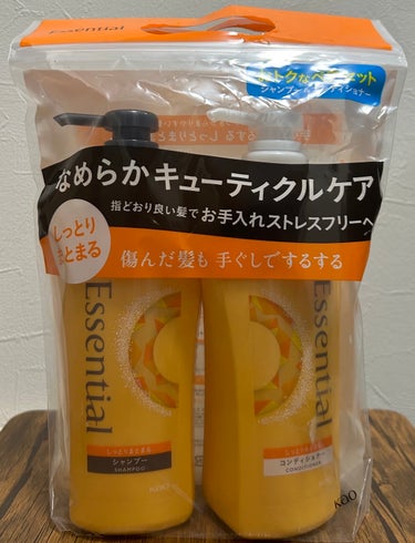 しっとりまとまる シャンプー／コンディショナー シャンプー ポンプ 480ml/エッセンシャル/シャンプー・コンディショナーの画像