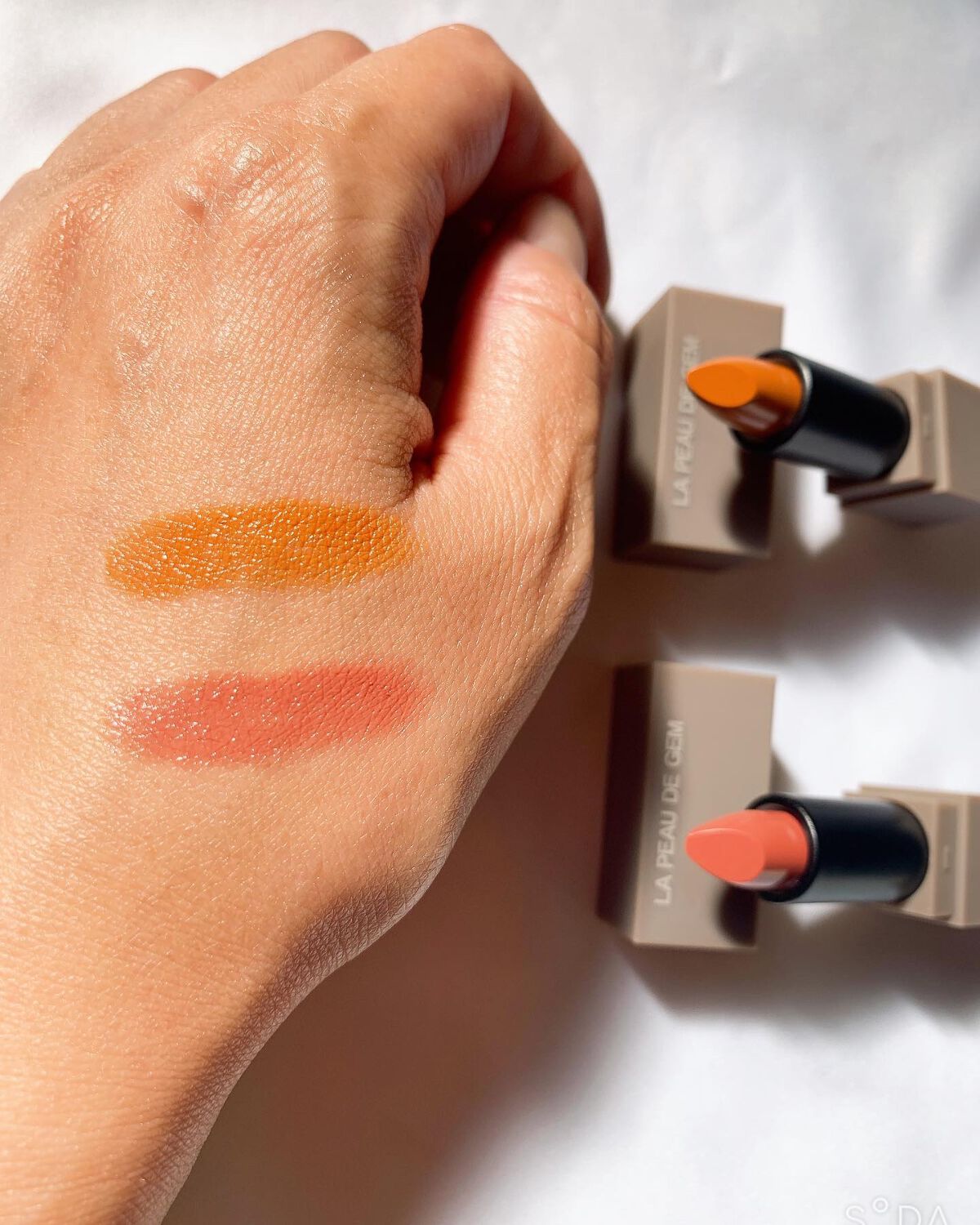 BALANCE LIP/la peau de gem./口紅を使ったクチコミ（2枚目）