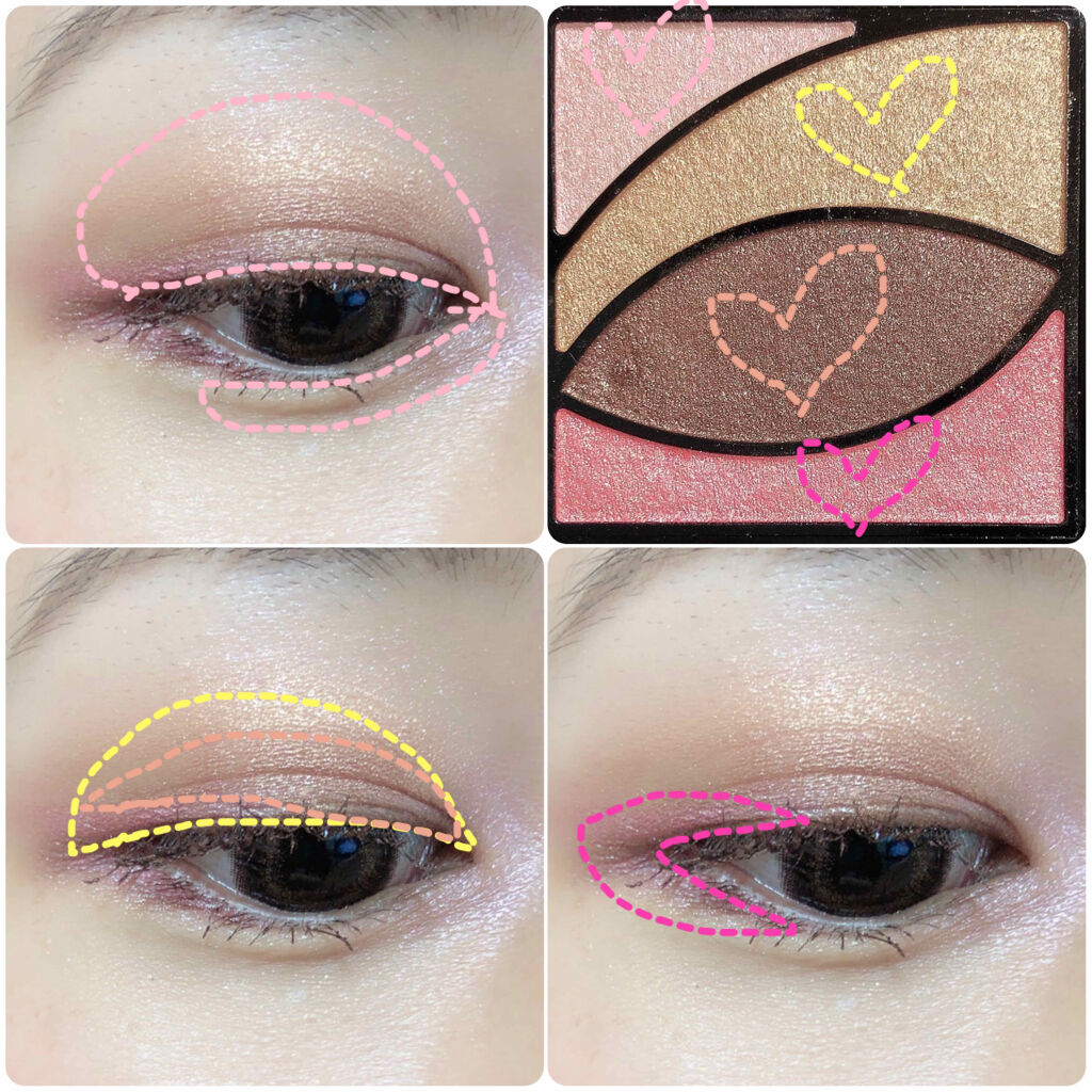 UR GLAM　VELVET EYE COLOR PALETTE/U R GLAM/アイシャドウパレットを使ったクチコミ（2枚目）