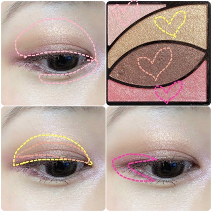 UR GLAM VELVET EYE COLOR PALETTE/U R GLAM/アイシャドウパレットを使ったクチコミ(2枚目)
