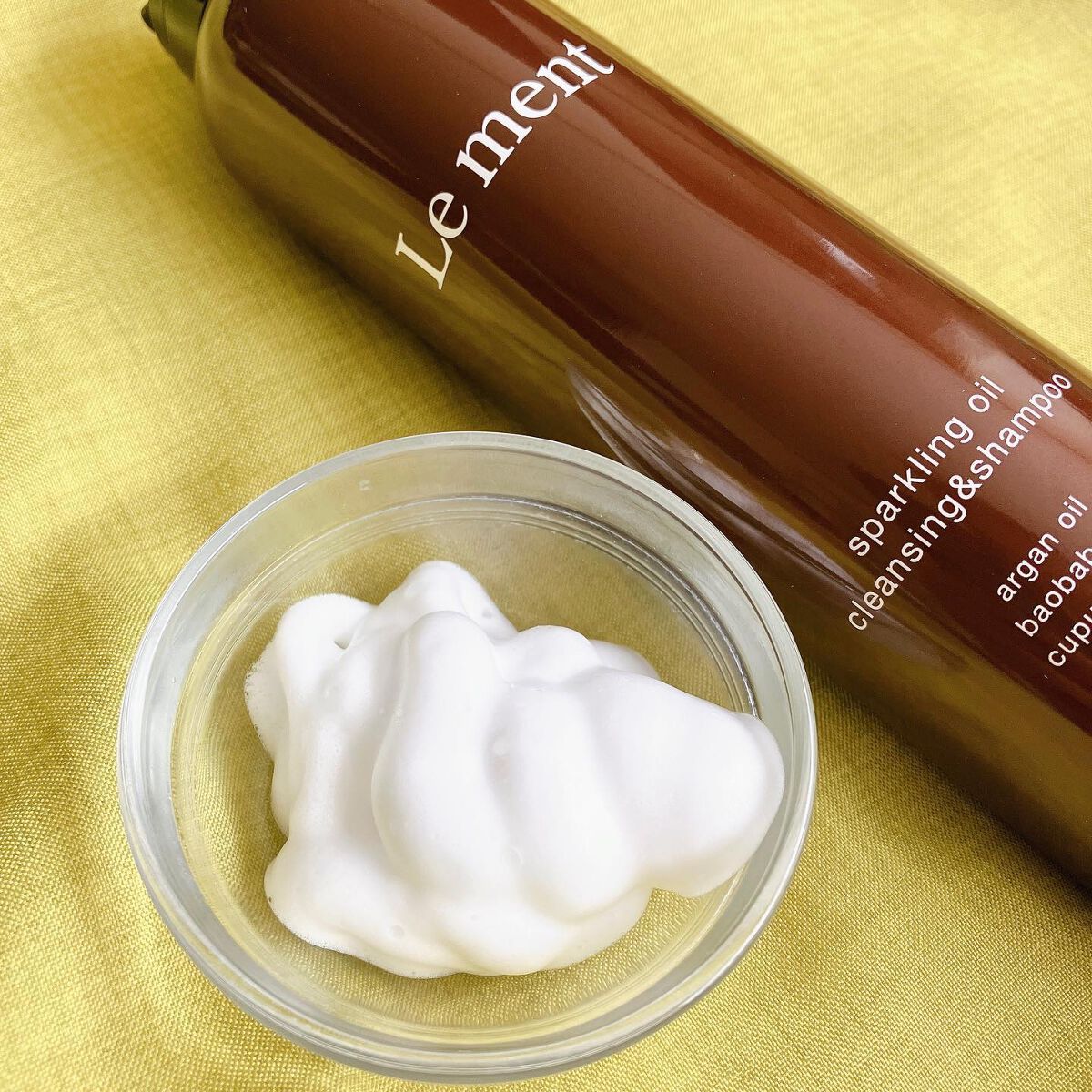 スパークリングオイル クレンジング＆シャンプー ブラック /Le ment/市販シャンプーを使ったクチコミ（3枚目）