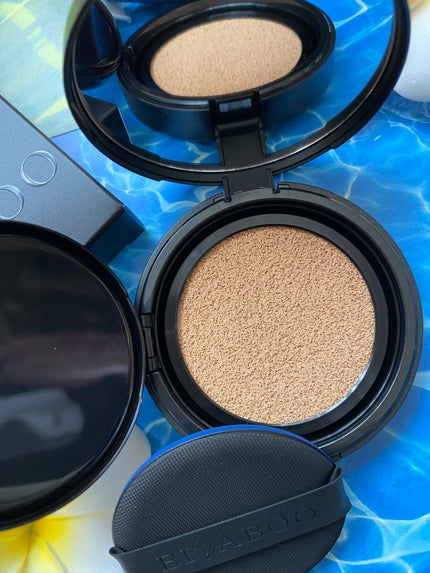 ベルベットジュエルクッション/BIVABOO/クッションファンデーションを使ったクチコミ(3枚目)