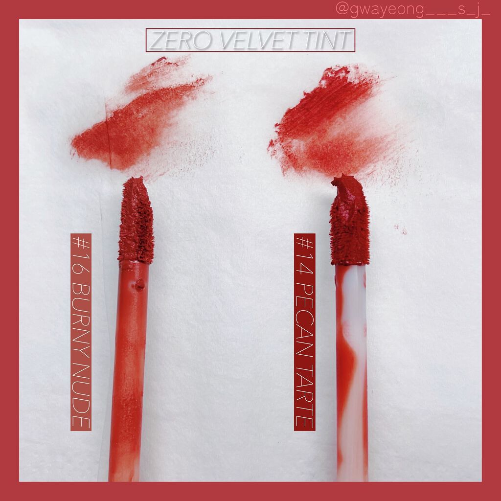 ゼロベルベットティント/rom&nd/リップティントを使ったクチコミ（3枚目）