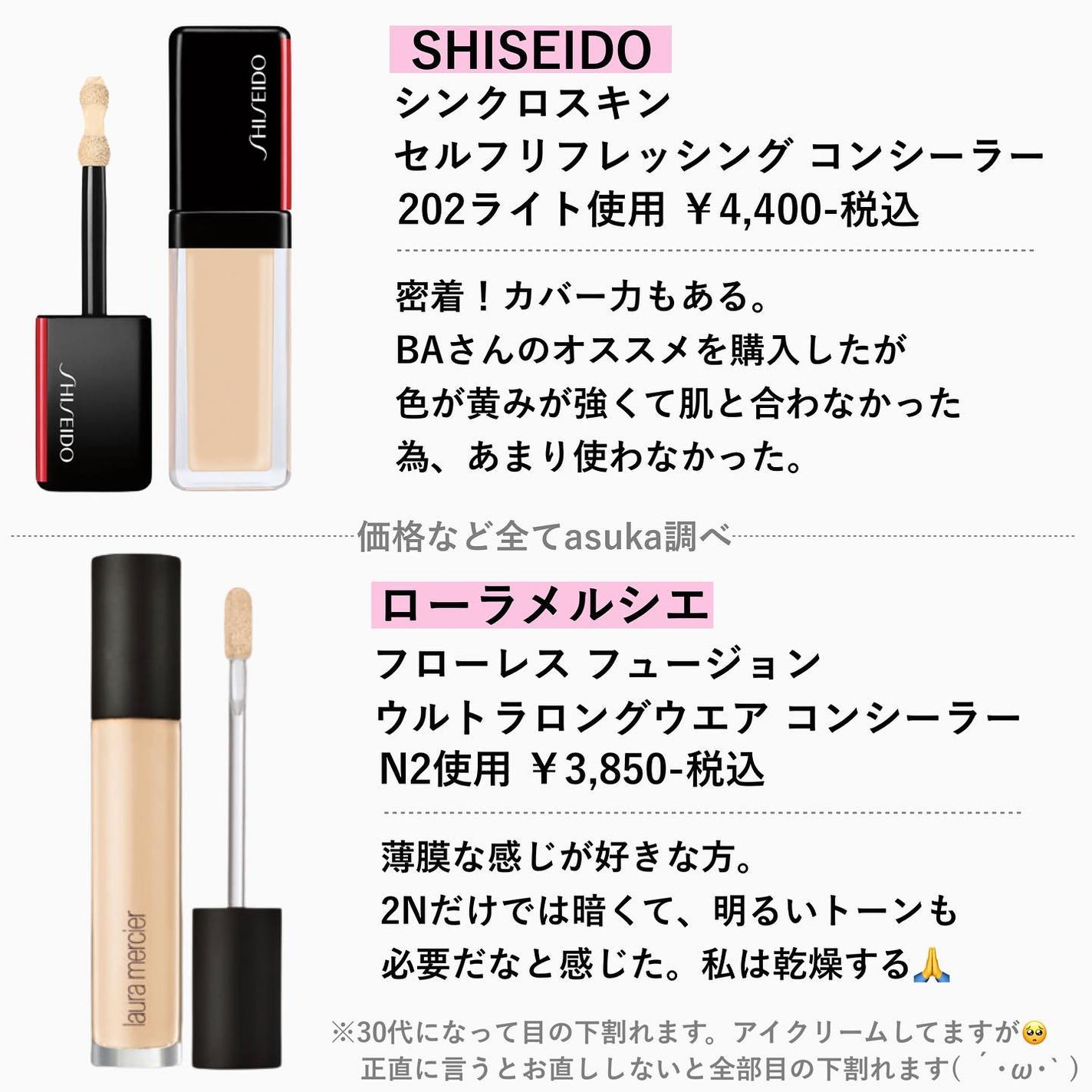 クリエイティブコンシーラーe/IPSA/パレットコンシーラーを使ったクチコミ(5枚目)