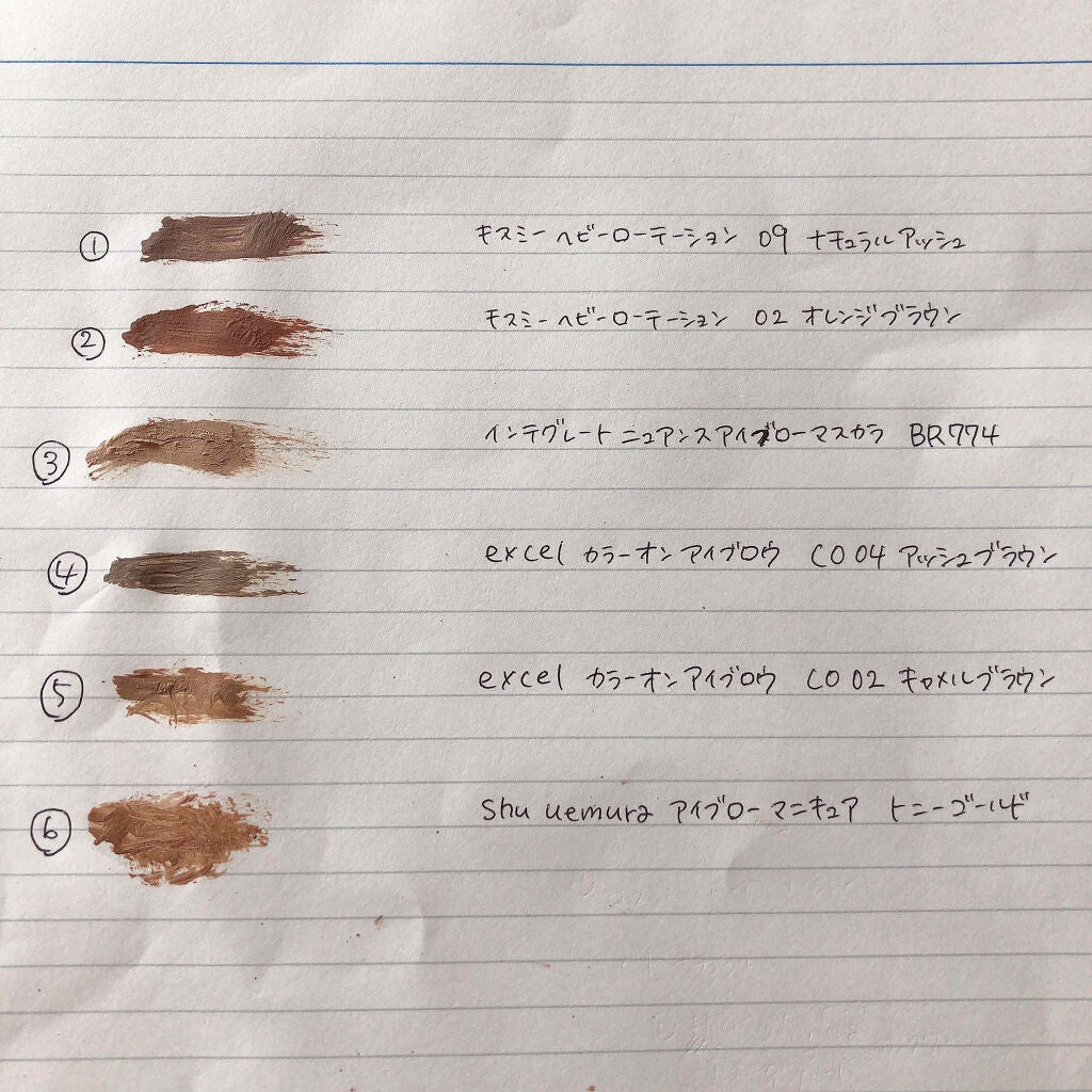 カラーリングアイブロウ/ヘビーローテーション/眉マスカラを使ったクチコミ(3枚目)