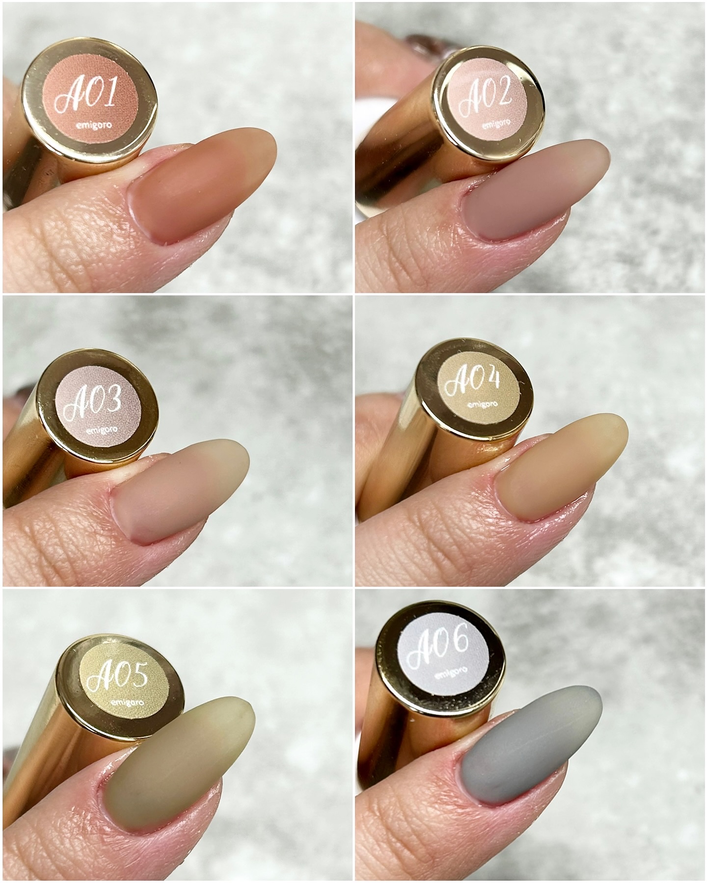 シアーカラージェルネイル6色セット/emigoro/ジェルネイルを使ったクチコミ（3枚目）