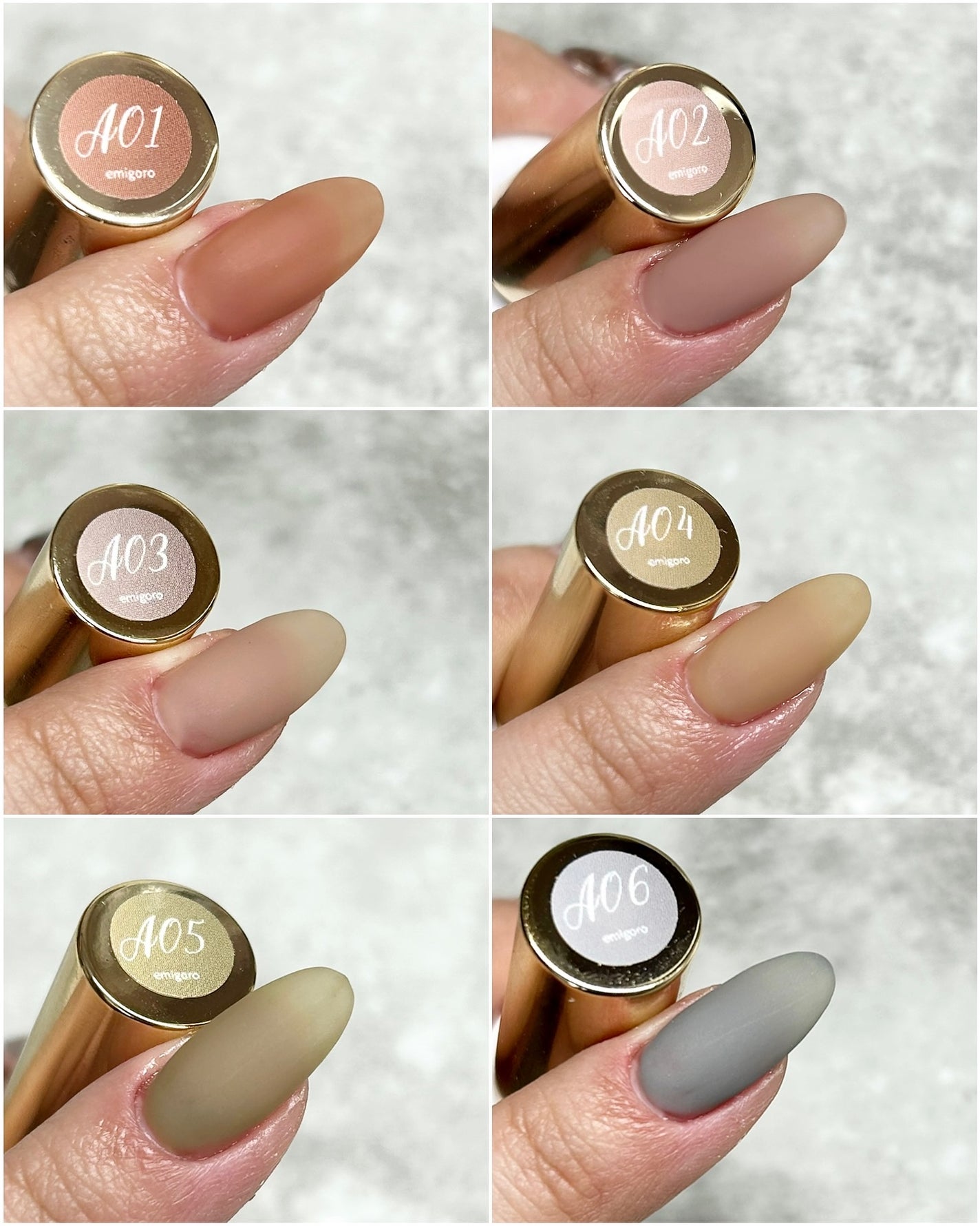 シアーカラージェルネイル6色セット/emigoro/ジェルネイルを使ったクチコミ(3枚目)