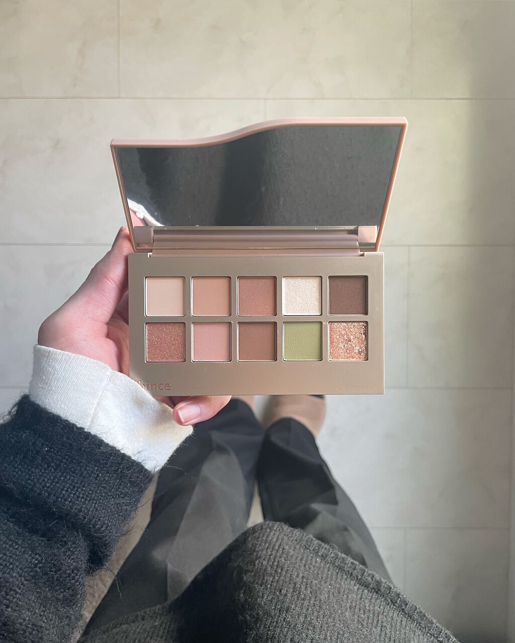 ニューデップスアイシャドウパレット/hince/アイシャドウパレットを使ったクチコミ（1枚目）