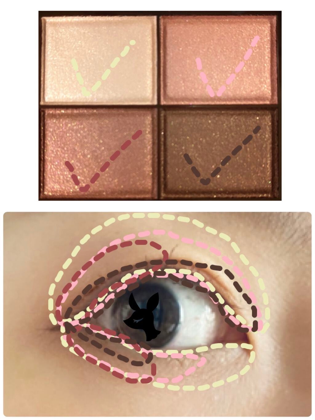 スキニーリッチシャドウ/excel/アイシャドウパレットを使ったクチコミ(4枚目)