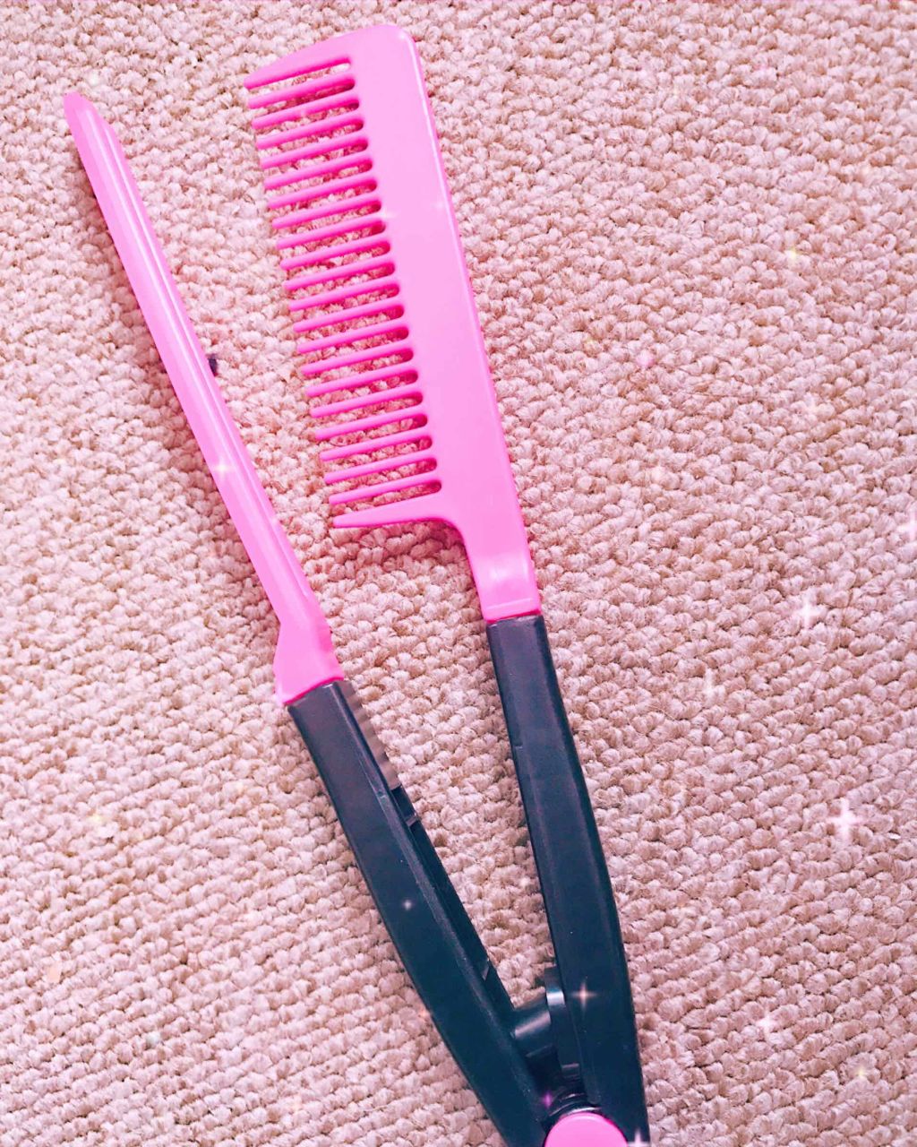 はさんでサラ髪ストレート！ ブロー＆スタイリングコーム/セイワ・プロ/ヘアコームを使ったクチコミ（2枚目）