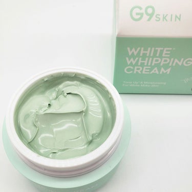 WHITE WHIPPING CREAM(ウユクリーム) ミントグリーン/G9SKIN/化粧下地を使ったクチコミ（2枚目）