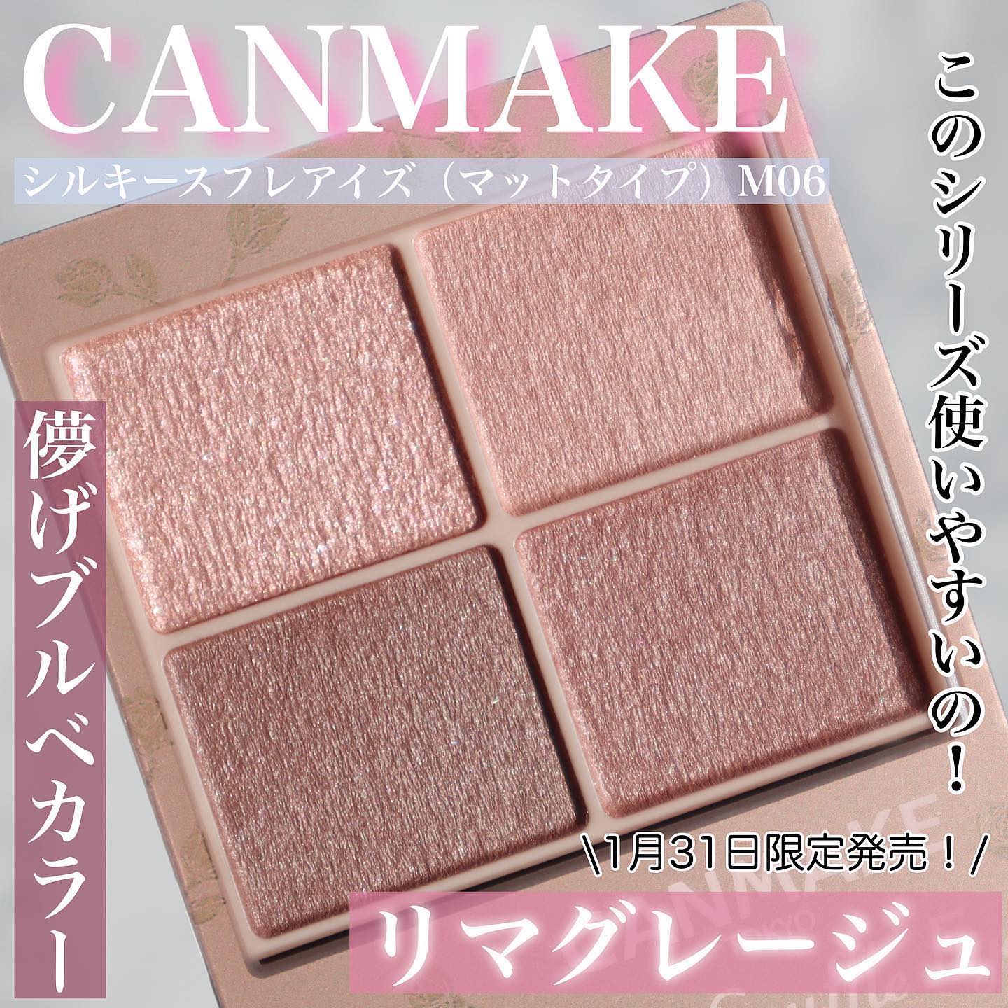 シルキースフレアイズ（マットタイプ）/キャンメイク/アイシャドウパレットを使ったクチコミ（2枚目）