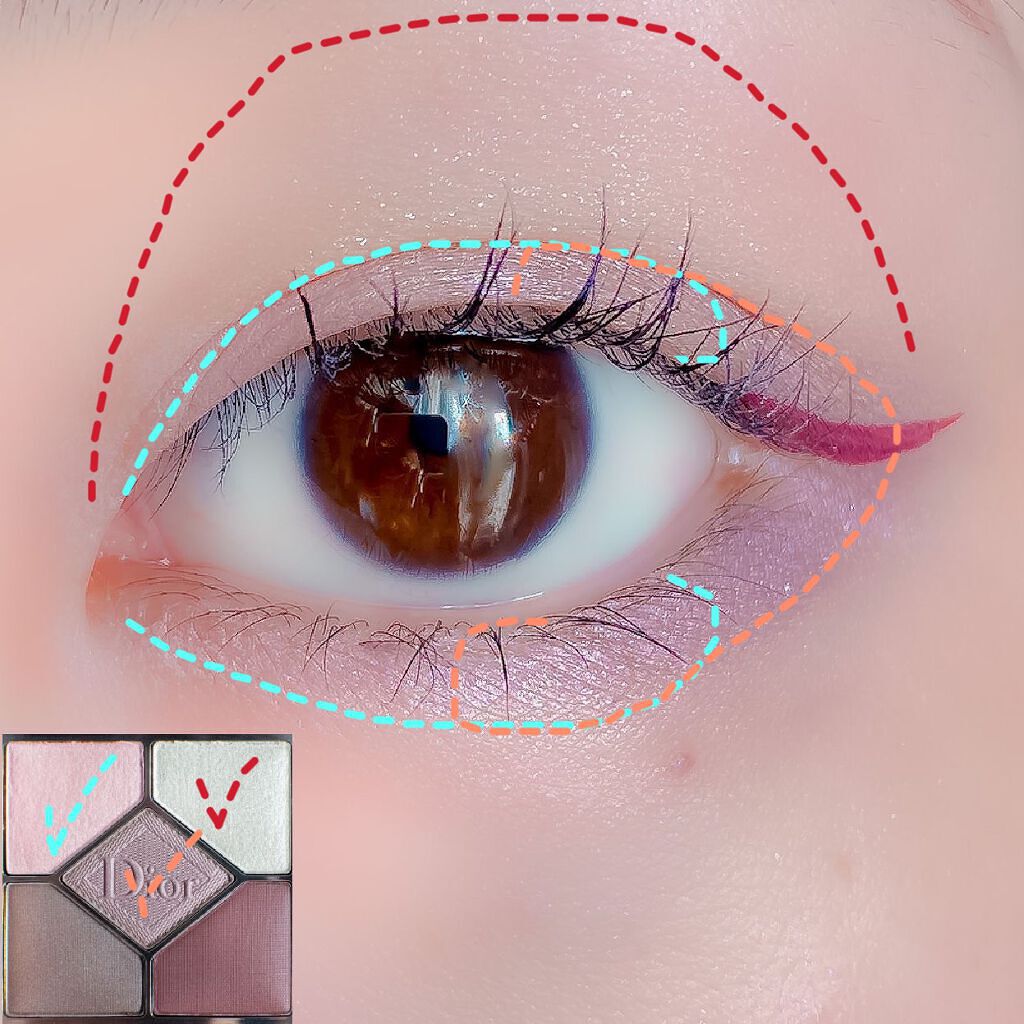 【旧】サンク クルール クチュール/Dior/アイシャドウパレットを使ったクチコミ（3枚目）