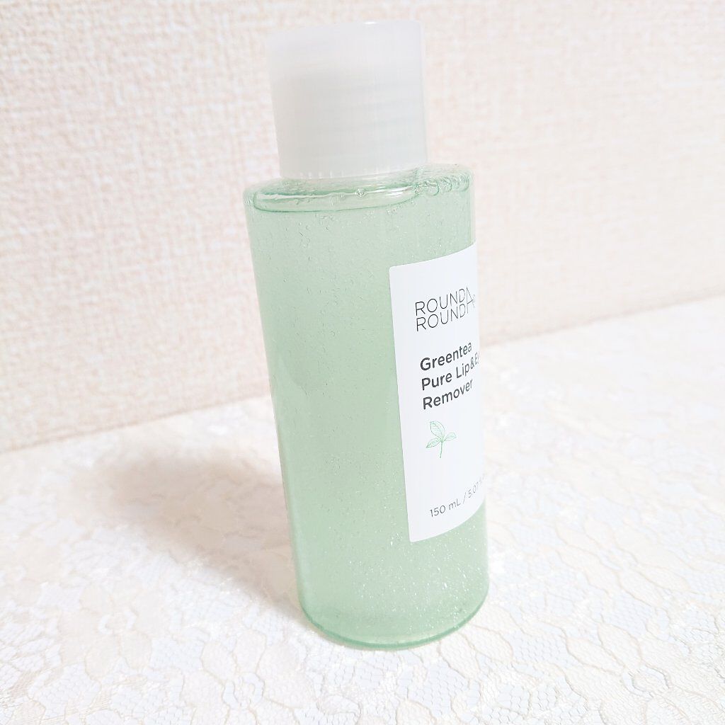 グリーンティー ピュアリップ&アイリムーバー/ラウンドアラウンド/ポイントメイクリムーバーを使ったクチコミ(4枚目)