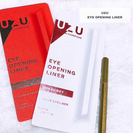 EYE OPENING LINER/UZU BY FLOWFUSHI/リキッドアイライナーを使ったクチコミ(1枚目)