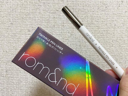 トゥインクルペンライナー/rom&nd/リキッドアイライナーを使ったクチコミ(1枚目)