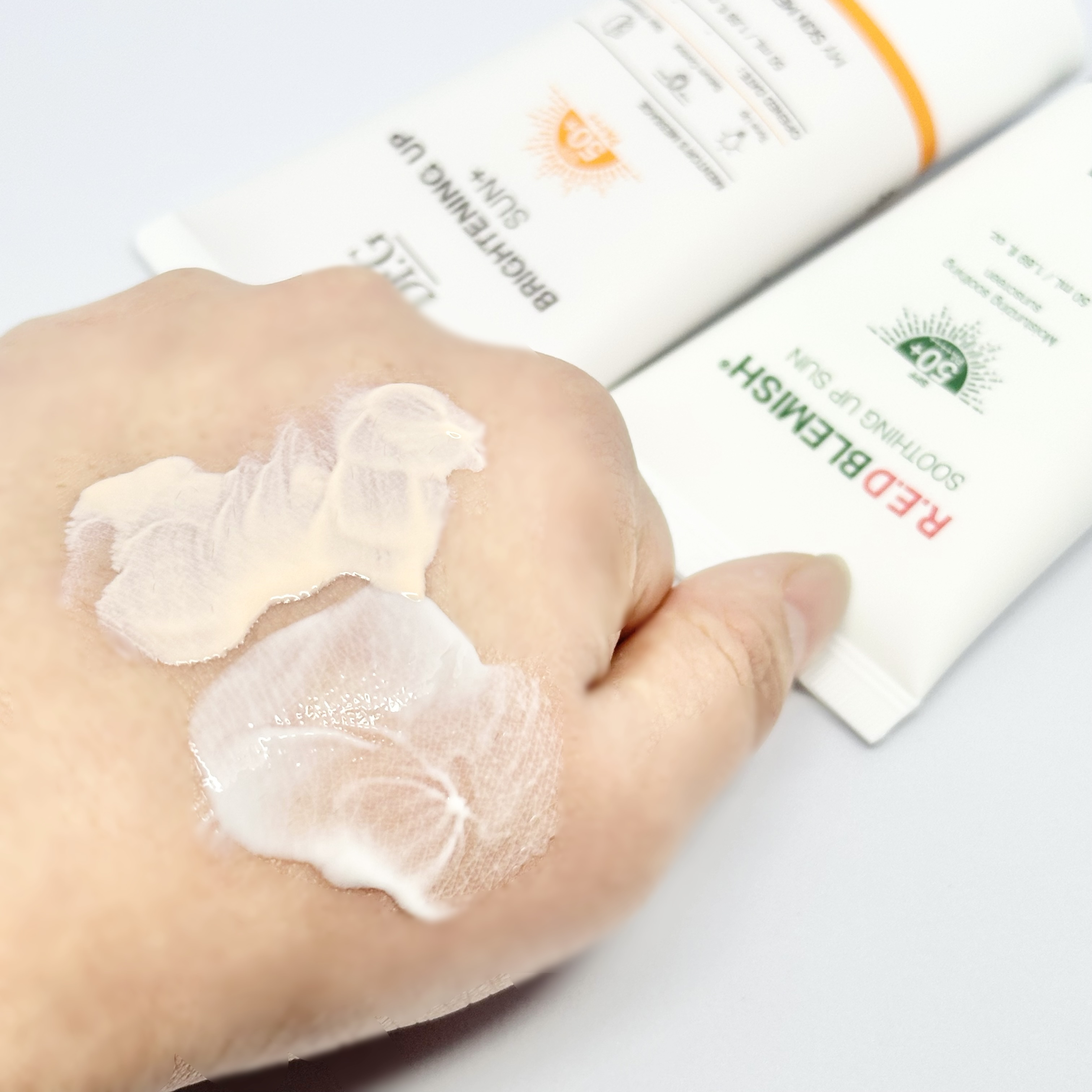 レッドブレミッシュスージングアップサン/Dr.G/日焼け止めクリームを使ったクチコミ（3枚目）